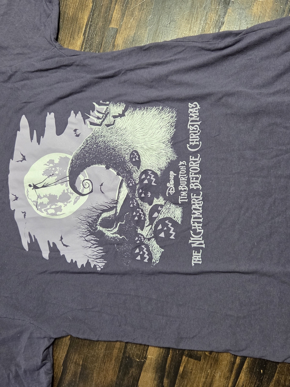 Disney The Nightmare Before Christmas Ladids Tee - Purple Graphic